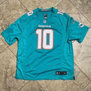 Miami Dolphins Tyreek Hill #10 Nike NFL Jersey Aqua XXL Football